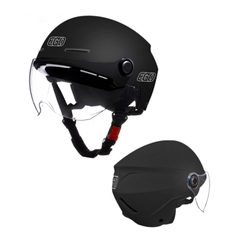 Mũ bảo hiểm 1/2 đầu EGO E-23 có kính vòng đầu lớn - MBH nửa đầu thoáng khí, an toàn, có núm điều chỉnh size