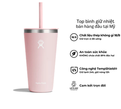Ly giữ nhiệt Hydro Flask 20oz Around Tumbler Straw Lid có nắp ống hút