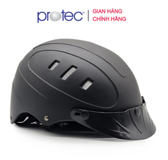 Mũ Bảo Hiểm Nửa Đầu PROTEC ROSA RLW Đơn Màu - Size L, An Toàn, Thời Trang