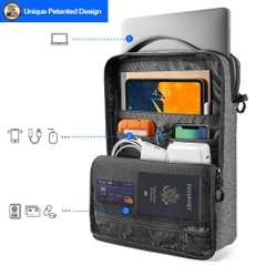 Túi Đeo Chéo TOMTOC Urban Shoulder Bags Gray Macbook Ultrabook 13 14 inch A04D2G3 / 15 16 inch H14-E02G