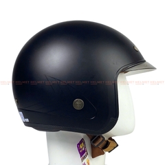 Mũ bảo hiểm 3/4 đầu kính âm CKC 709 - MBH giấu kính ĐỨC HUY unisex hiện đại chuẩn an toàn, chịu va đập mạnh
