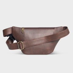 Túi bao tử / đeo chéo da FADODA FDC12 nhiều ngăn, gọn nhẹ, đứng form, chống thấm, không bong tróc, unisex