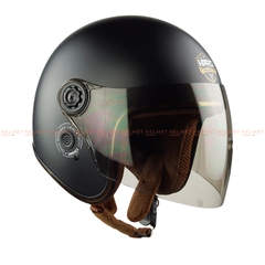 Mũ bảo hiểm 3/4 đầu có kính HPRO HP04K unisex - MBH hiện đại, tối giản, chuẩn an toàn, form ôm gọn nam nữ