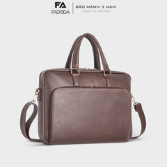 Cặp xách da công sở Laptop 15.6 inch FADODA FCD301 - Lịch lãm, nhiều ngăn, chống thấm nước