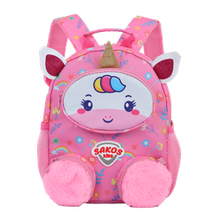 Balo Mẫu Giáo Trẻ Em Hình Thú SAKOS LOLLIPOP - Họa Tiết Dễ Thương Cho Bé - BH Dài Hạn