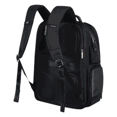 Balo doanh nhân laptop 15.6 inch SAKOS Impona mở rộng 90 độ có cổng sạc USB, tag tên, đai gài cần kéo vali