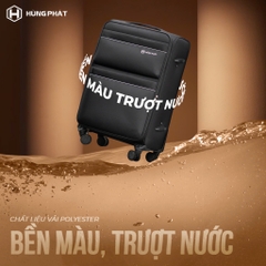 Vali kéo vải HÙNG PHÁT 891 size ký gửi 28 inch có ngăn nới rộng lên tới 25% dung tích, tích hợp thẻ tên