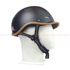 Mũ bảo hiểm cá heo 1/2 đầu ĐỨC HUY CKC 011 - MBH nửa đầu chuẩn an toàn, thoáng khí, năng động, thời trang