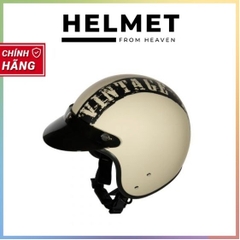 Mũ Bảo Hiểm Andes 3/4 đầu 111-Tem Nhám-W189 ( Vải lót không tháo giặt được )