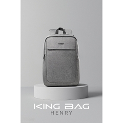 Balo laptop 15.6 inch KINGBAG Henry - Nhiều ngăn, dung tích 20L, gọn nhẹ, hiện đại, vải trượt nước cao cấp
