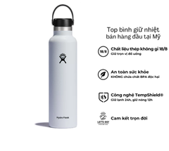 Bình giữ nhiệt Hydro Flask 24 Oz Standard Flex Cap có nắp xoay