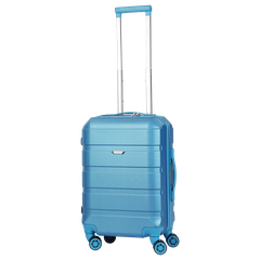 Vali kéo nhựa SAKOS Avenir size S xách tay 20 inch có ngăn nới rộng - Cổng sạc USB - Khóa TSA