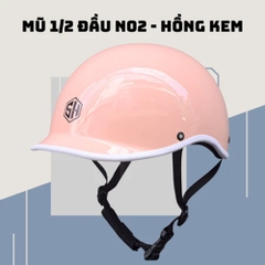 Mũ bảo hiểm 1/2 đầu Napoli N02 kiểu Nhật, Free Size cho vòng đầu 55-58cm - Hàng Chính Hãng