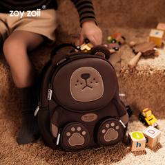 Balo đi học cho bé Zoy Zoii Forest animal backpack cho bé trai, bé gái mầm non Mã B38