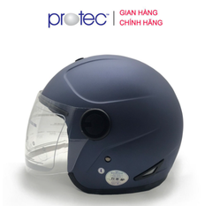 Mũ Bảo Hiểm 3/4 Có Kính PROTEC MO-001, Kiểu Dáng Mới, Gọn Nhẹ, Ôm Sát Đầu, Thời Trang
