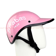Mũ bảo hiểm lưỡi trai khoét đuôi 1/2 đầu LH Brabas 1938 - MBH kết nửa đầu nữ gọn nhẹ, năng động, che nắng