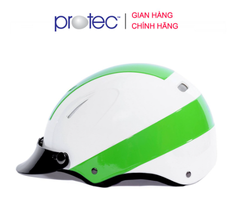 Nón Bảo Hiểm 1/2 Đầu Không Kính PROTEC DISCO Cao Cấp, An Toàn, Phối 2 Màu Thời Trang