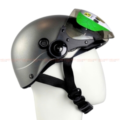 Mũ bảo hiểm 1/2 đầu có kính SOVAX S01K - MBH nửa đầu kính ngoài an toàn, gọn nhẹ, nhiều màu, che nắng gió