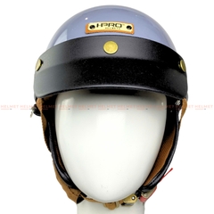 Mũ Bảo Hiểm 1/2 đầu HPRO HP03 PUG Version 2 có Ốp Da Bảo Vệ Tai Và Gáy - Nón Bảo Hiểm Nửa Đầu Nhiều Màu
