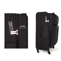 Vali kéo vải LUGBRO Transporter 78 size ký gửi 28 inch có thể nới rộng, có ngăn áo vest chống nhăn