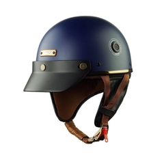 Mũ Bảo Hiểm 1/2 đầu HPRO HP03 PUG Version 2 có Ốp Da Bảo Vệ Tai Và Gáy - Nón Bảo Hiểm Nửa Đầu Nhiều Màu