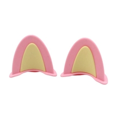 [CHÍNH HÃNG] Phụ kiện tai mèo 2 màu gắn mũ bảo hiểm trang trí siêu dễ thương, thời trang, đáng yêu vô hạn (bộ 2 cái)