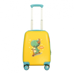 [CHÍNH HÃNG] Vali kéo nhựa trẻ em HÙNG PHÁT PIKA 876 - Đáng yêu, khoang chứa rộng, bánh xe xoay 360 độ, an toàn, bền bỉ