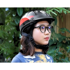 Mũ bảo hiểm 1/2 đầu ASIA MT-105 3M - MBH nửa đầu unisex chuẩn an toàn, tối giản, gọn nhẹ, năng động
