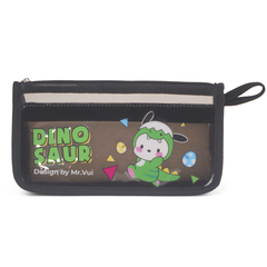 Bóp viết (Hộp bút) MR VUI 005 cho bé trai bé gái lớp 1 2 3 4 5 - Siêu nhẹ, phụ kiện đáng yêu, chống thấm
