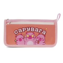 Bóp viết (Hộp bút) MR VUI 005 cho bé trai bé gái lớp 1 2 3 4 5 - Siêu nhẹ, phụ kiện đáng yêu, chống thấm