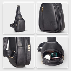 Túi đeo chéo bao tử FADODA FDC16 vừa giấy A5 - Siêu nhẹ, không bong tróc, chống thấm nước