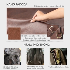 Túi đeo chéo bao tử FADODA FDC16 vừa giấy A5 - Siêu nhẹ, không bong tróc, chống thấm nước