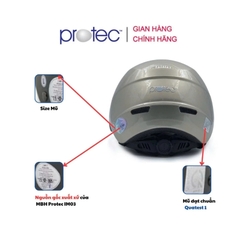 Mũ bảo hiểm thời trang siêu nhẹ Protec IM01 / IM03, nặng chỉ 350g, mẫu mới, an toàn gấp bội
