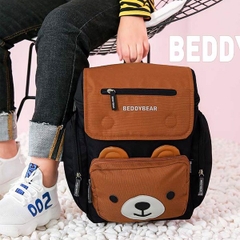 Balo Chống Gù BEDDYBEAR Cho Bé Tiểu Học Thỏ Pipi Màu Nâu BJX-XS-001-NAU