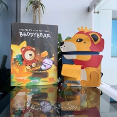 Balo Chống Gù Học Sinh Tiểu Học BEDDYBEAR Cho Bé Họa Tiết Sư Tử BJX-MQ-SUTU