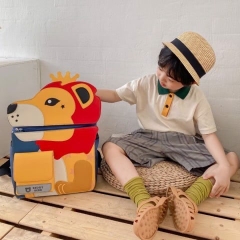 Balo Chống Gù Học Sinh Tiểu Học BEDDYBEAR Cho Bé Họa Tiết Sư Tử BJX-MQ-SUTU