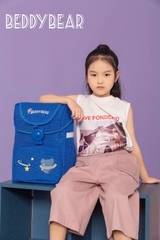 Balo Tiểu Học Chống Gù BEDDYBEAR Schoolbag Hành Tinh Xanh Cho Bé BF-HANHTINH