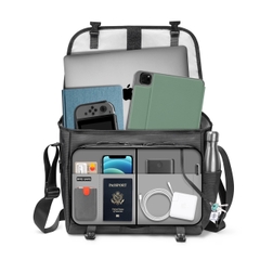 Túi Đeo Chéo Đeo Vai TOMTOC Cross Body Messenger Multi-Function Waterproof 13 14 inch Ultrabook A47-C01D
