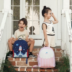 Balo Mẫu Giáo Tiểu Học Lớp 1-3 ZOY ZOII / BEDDYBEAR B19 Cho Bé Trai Bé Gái