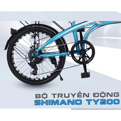 Xe đạp thể thao TEKKO G1 20 inch - xe đạp gấp khung tiện lợi