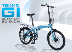 Xe đạp thể thao TEKKO G1 20 inch - xe đạp gấp khung tiện lợi