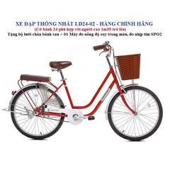 Xe đạp Thống nhất nữ LD 24-02 - Hàng chính hãng