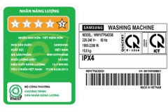 Máy giặt Samsung Inverter 10 Kg WW10TP54DSB/SV