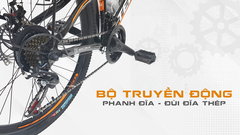 Xe đạp Tekko thể thao R100 cỡ bánh 24 inch (Phù hợp với người cao từ 1m35 đến 1m60)