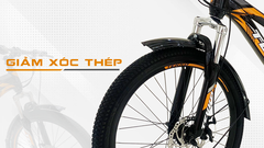 Xe đạp Tekko thể thao R100 cỡ bánh 24 inch (Phù hợp với người cao từ 1m35 đến 1m60)