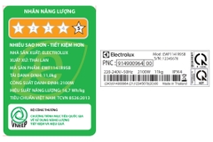 Máy giặt Electrolux Inverter 11 kg EWF1141R9SB