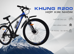 Xe đạp Tekko thể thao Rocket R200 Khung nhôm, cỡ 26 inch - Phù hợp với người cao từ 1m45 trở lên