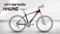 Xe đạp thể thao Tekko S100 Khung nhôm cao cấp, cỡ 26 inch Phù hơp với người cao từ 1m45 trở lên