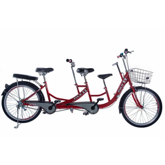 Xe đạp đôi gia đình cao cấp PAX 2 Sport - Kiểu dáng thể thao - Hai người đạp tự do - Trọng tải 300kg - Có thêm ghế cho bé