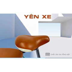 Xe đạp Tekko cho mẹ và bé C250 bánh 24 inch, có 7 tốc độ đạp cực nhẹ